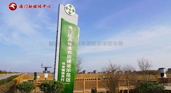 江苏海门高标准农田样板区，智慧化监管守护千亩良田