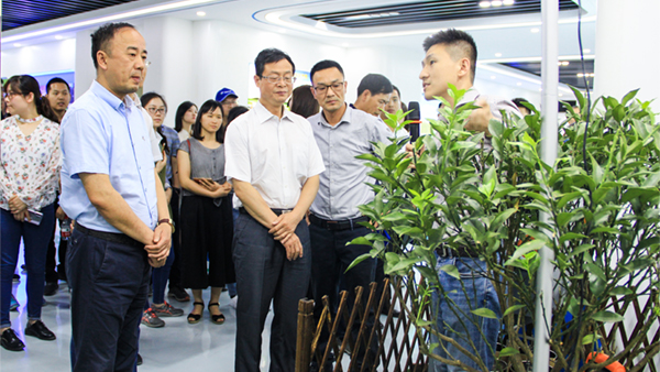谢主任一行参观海角官网首页登录入口展厅